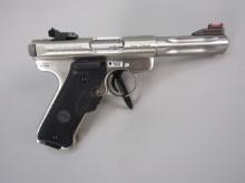 handgun: RUGER Mod MKIII Hunter Semi-Auto Pistol .22LR 10 shot 4 1/2" bbl 8 1/2" overall S#229-73046
