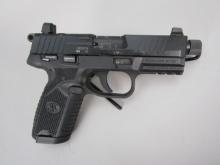 handgun: FNH Model 502, Semi-Auto Pistol, .22LR, 10 shot, 4 1/2" barrel, 7 3/4" overall, S#LR033710