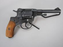 handgun: NAGANT Model M1895, Revolver, 7.62x38, 7 shot, 4 3/4" barrel, 9 1/2" overall, S#30588