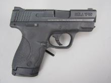 handgun: S&W Model M&P 9 Shield, Semi-Auto Pistol, 9mm, 8 shot, 3" barrel, 6" overall, S#HZU1694