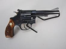handgun: S&W Model 34-1, Revolver, .22LR, 6 shot, 4 1/4" barrel, 9" overall, S#M225196