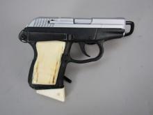 handgun: KEL TEC Model P-32, Semi-Auto Pistol, .32Auto, 6 shot, 2 1/2" barrel, 5" overall, S#29911