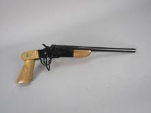 handgun: BOITO Model B-300/1, Breech-Action Pistol, .44, 1 shot, 12" barrel, 17 1/2" overall, S#1267