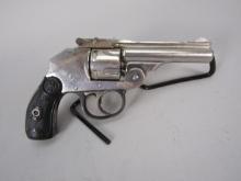 handgun: IVER JOHNSON Model Top Break, Revolver, .38, 5 shot, 3" barrel, 6 1/2" overall, S#43426