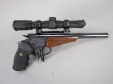 handgun: THOMPSON CENTER ARMS Model Contender, Single-Shot, .22LR 1 shot 10.5" bbl 14" o/a S#412273