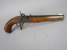black powder handgun: CVA Model Kentucky Single-Shot Pistol .50 1 shot 10" bbl 15" o/a S#433549