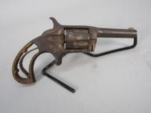 antique handgun: AMERICAN ARMS Model Conqueror, Revolver, .22, 7 shot, 2 1/2" bbl, 6 1/4" o/a, S#754