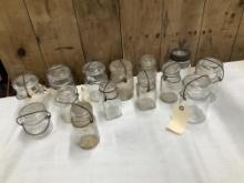 Vintage Glass Lid Jars w/Clamps
