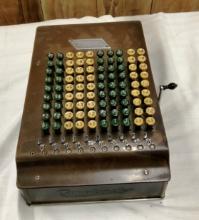 Antique Felt & Tarrant Mfg. Compometer Trade Adding Machine