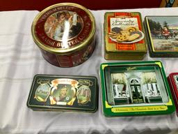 8 Advertising Tins