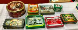 8 Advertising Tins