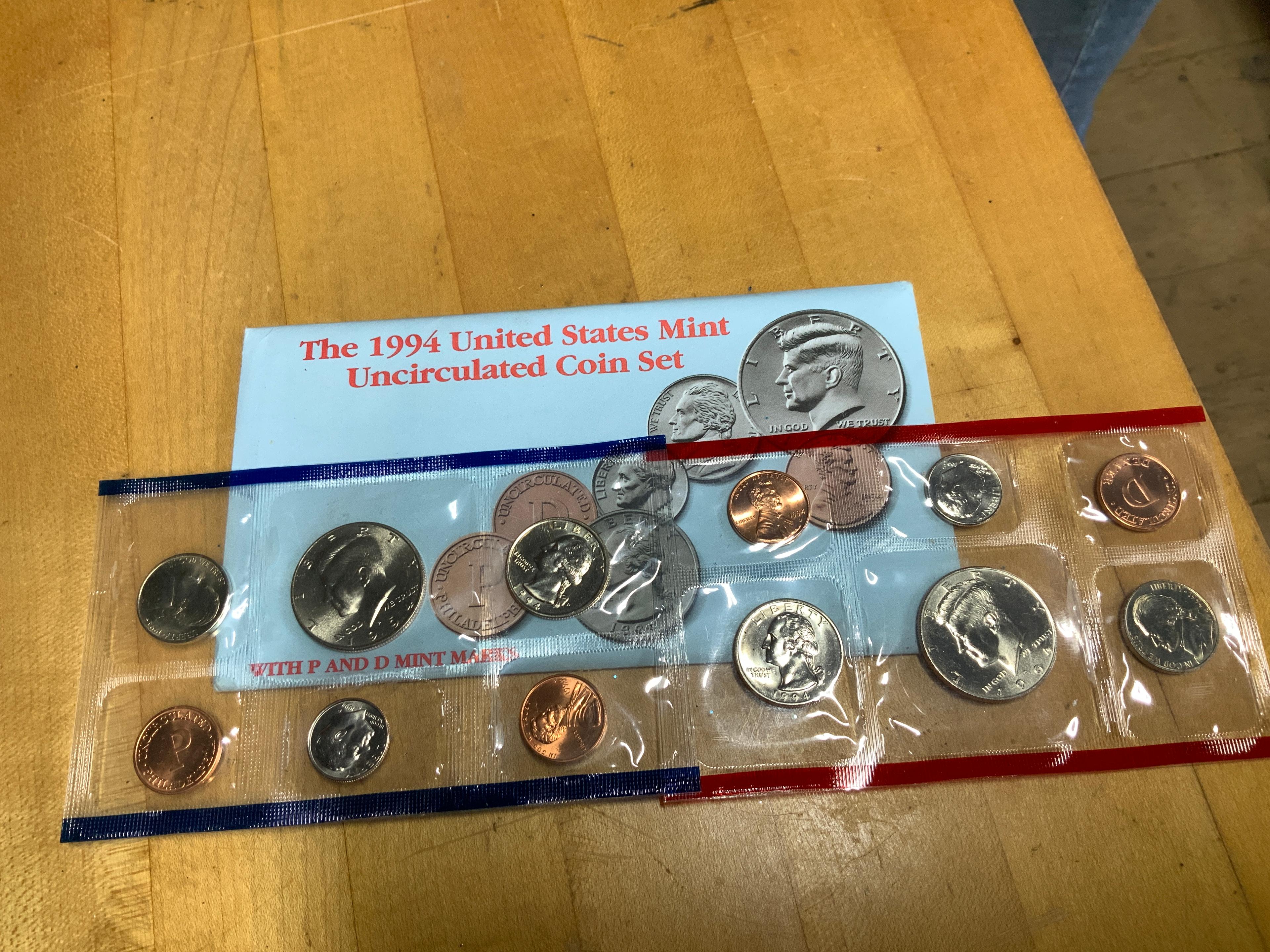 Uncirculated Coins, 1979, 1981, 1991, 1994, 1996
