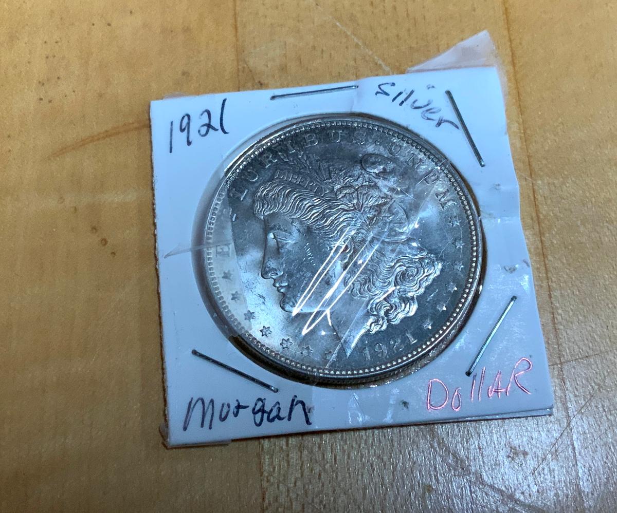 1921 Morgan Silver Dollar