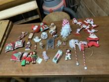 Assortment of Vintage Christmas Ornaments