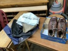 Pair of Born Shoes & Shopping Bags