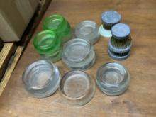 Vintage Glass Furniture Coasters