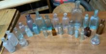 Large Lot of Antique Bottles