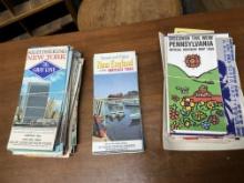 Vintage Road Maps, Bundled By State