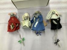 Collection of Church Mice Ornaments