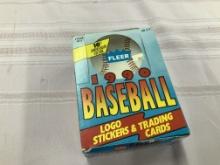 Fleer 1990 Baseball Logo Stickers & Trading Cards