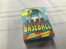 Fleer 1990 Baseball Logo Stickers & Trading Cards
