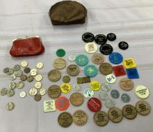 Great Collection of Drink Tokens & Old Coins