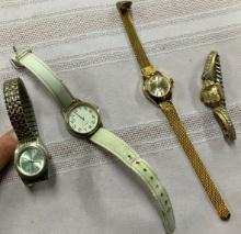 4 Ladies Wrist Watches
