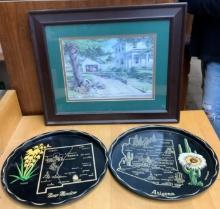 Arizona & New Mexico Trays & Framed Print
