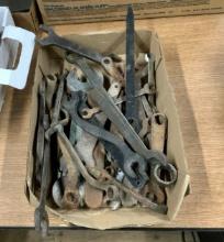 Large Box of Assorted Wrenches