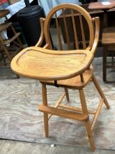 Wooden High Chair