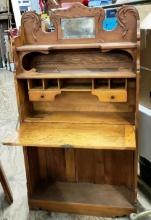 Unusual Antique Secretary Desk