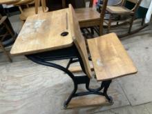 Antique School Desk