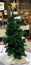 Small Christmas Tree with Lights
