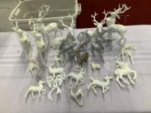 22 Christmas Deer Ornaments