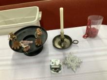 Brass Candlestick, Other Christmas Items