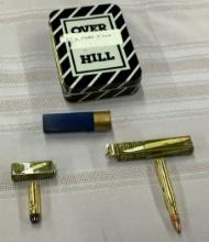 3 Bullet Knives Stored in Tin