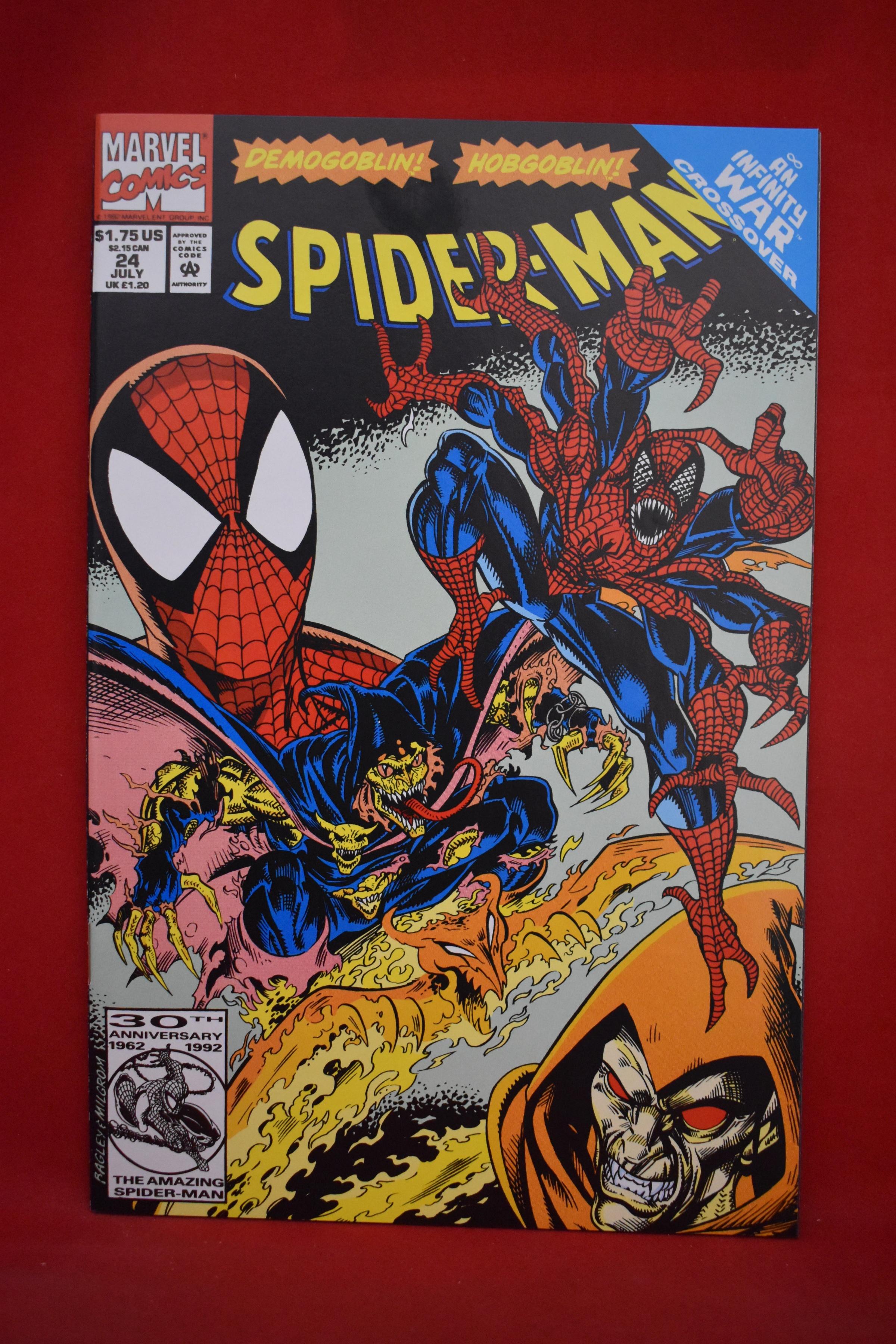 SPIDERMAN #24 | 2ND APPEARANCE AND 1ST COVER APPEARANCE OF DOPPELGANGER SPIDERMAN