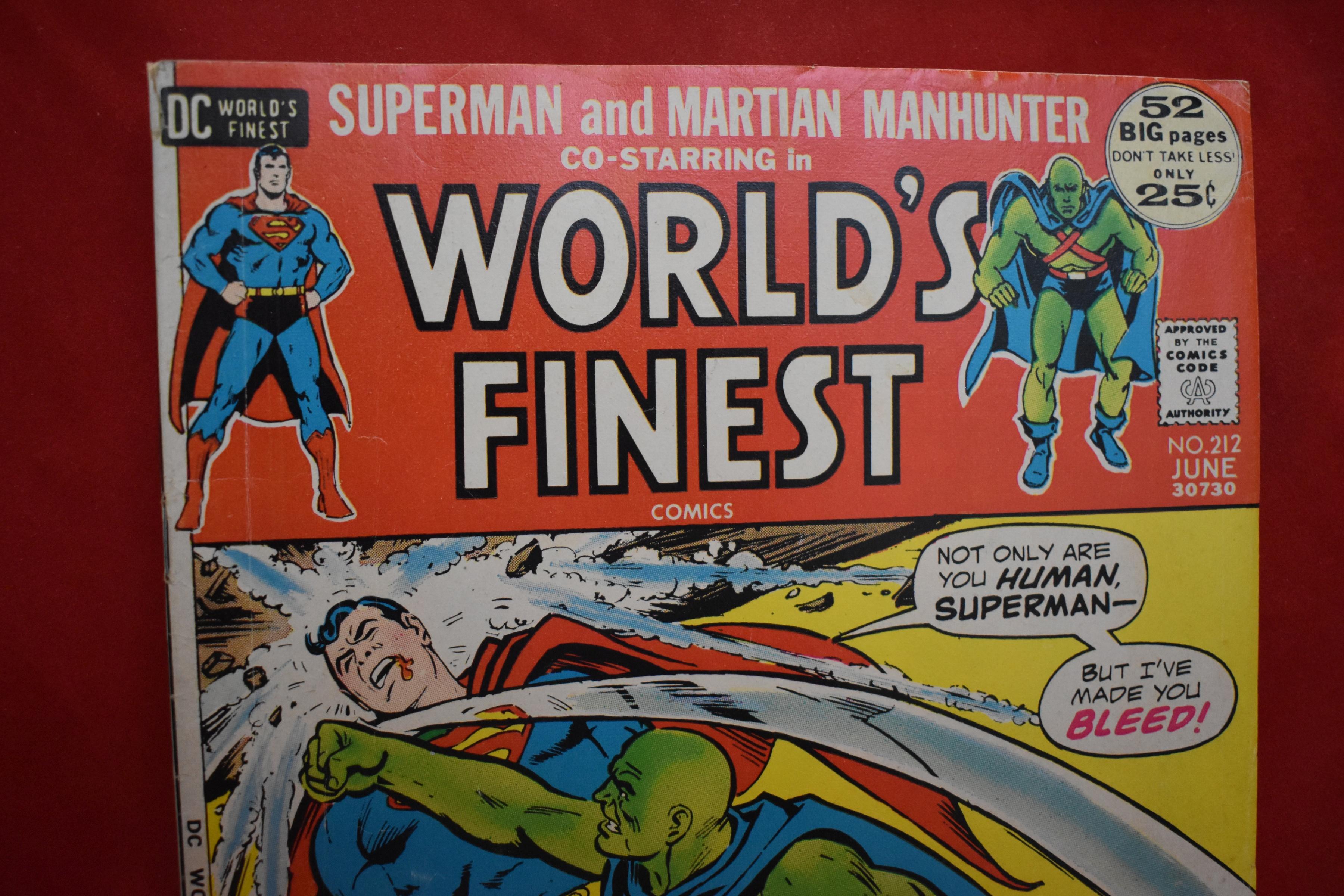 WORLDS FINEST #212 | SUPERMAN & MARTIAN MANHUNTER - NICK CARDY - 1972