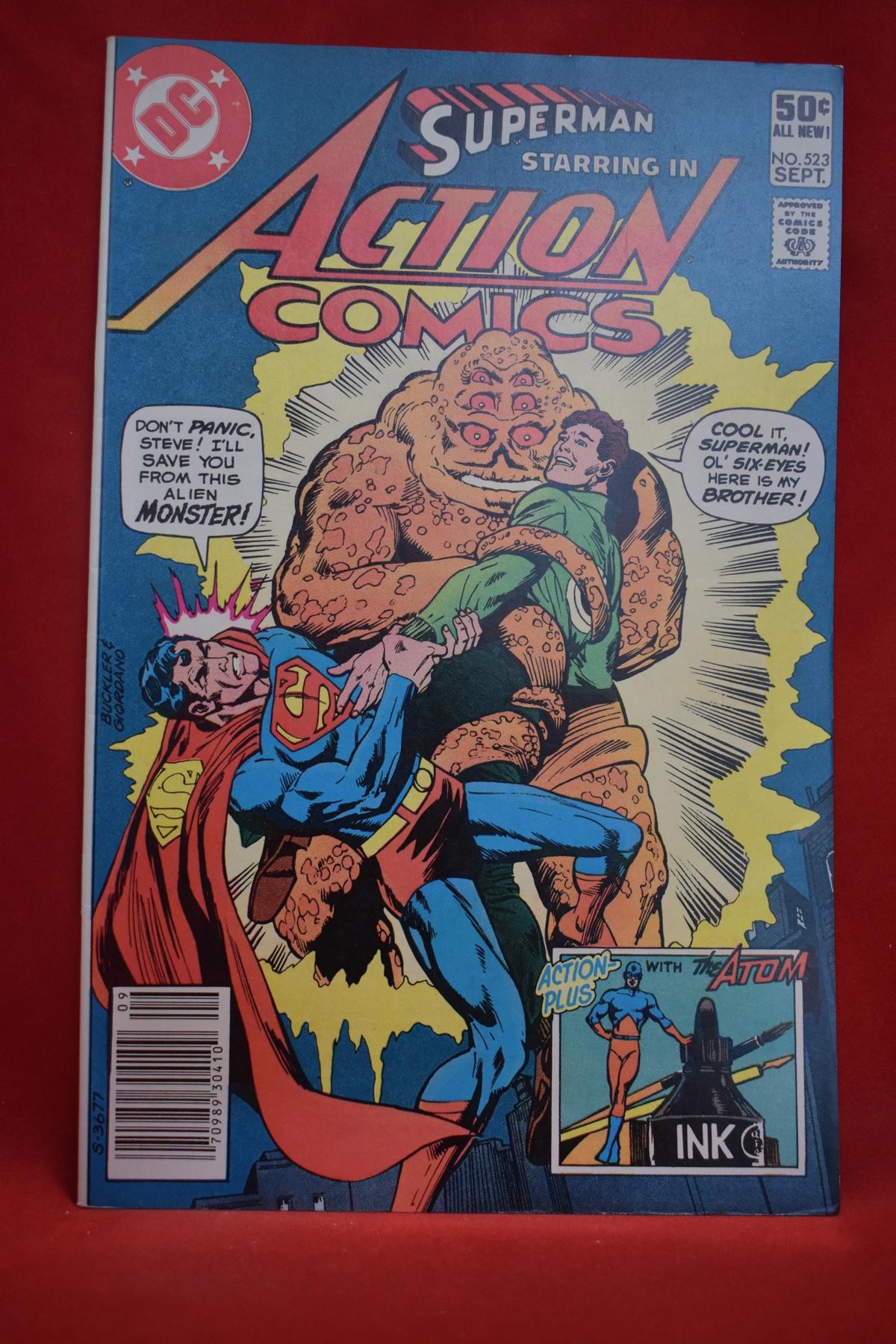 ACTION COMICS #523 | THE EYE OF THE STORM - RICH BUCKLER - 1981