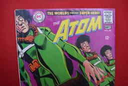 THE ATOM #38 | FINAL ISSUE BEFORE TITLE CHANGE - MIKE SEKOWSKY - 1968 | *CREASING - SOLID*