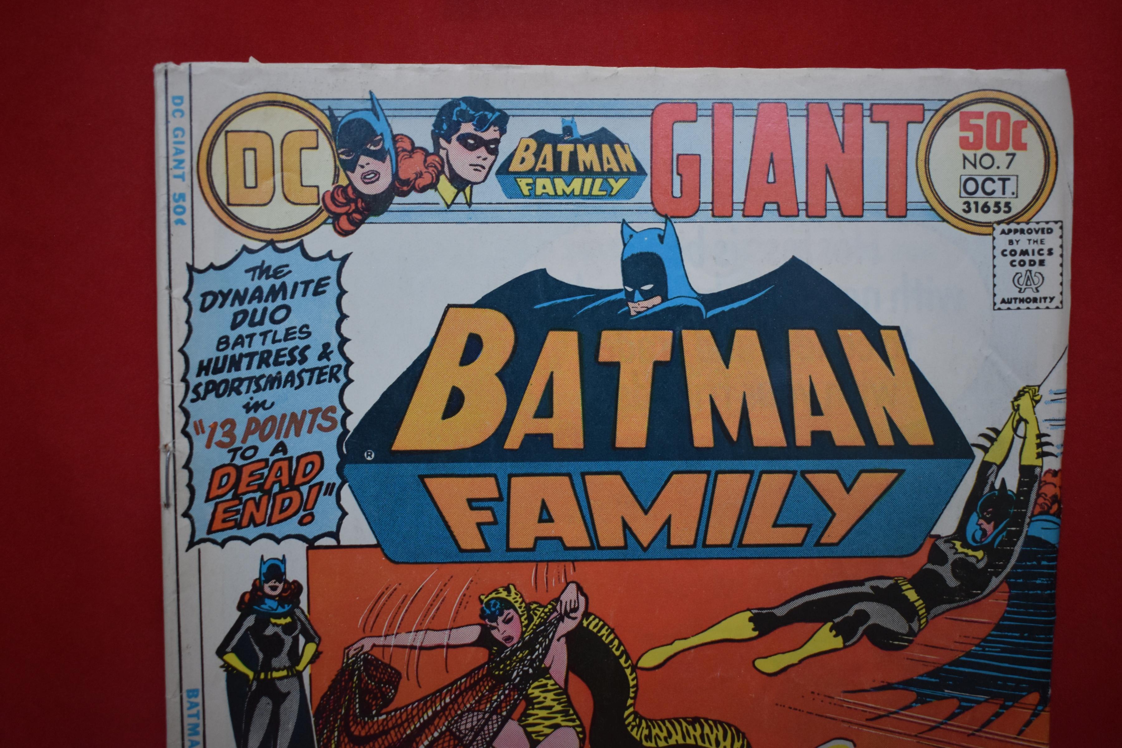BATMAN FAMILY #7 | BATMAN, BATGIRL, ROBIN | ERNIE CHAN - 1976