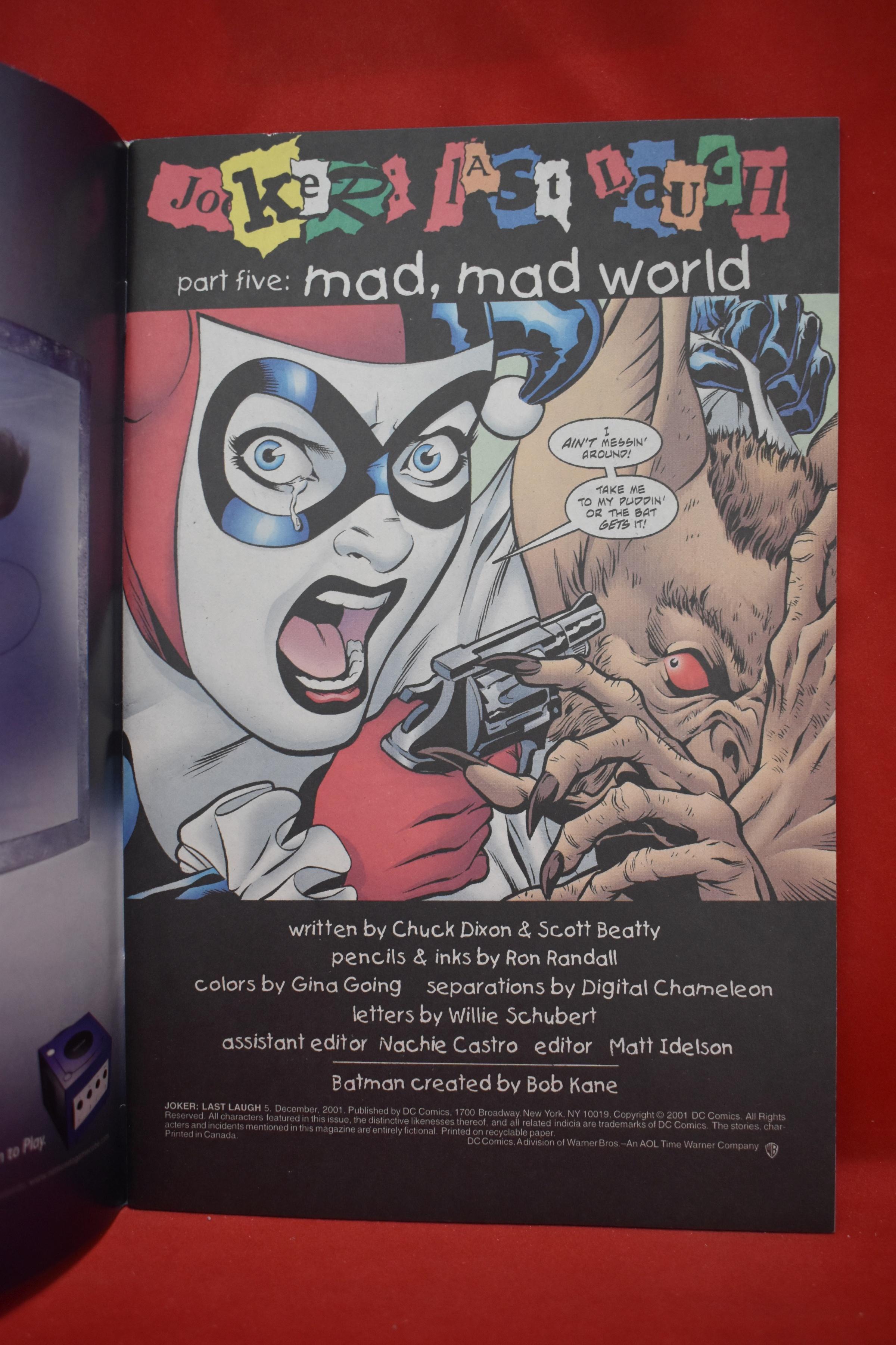 JOKER: LAST LAUGH #5 | MAD, MAD WORLD! | KLAUS JANSON ART