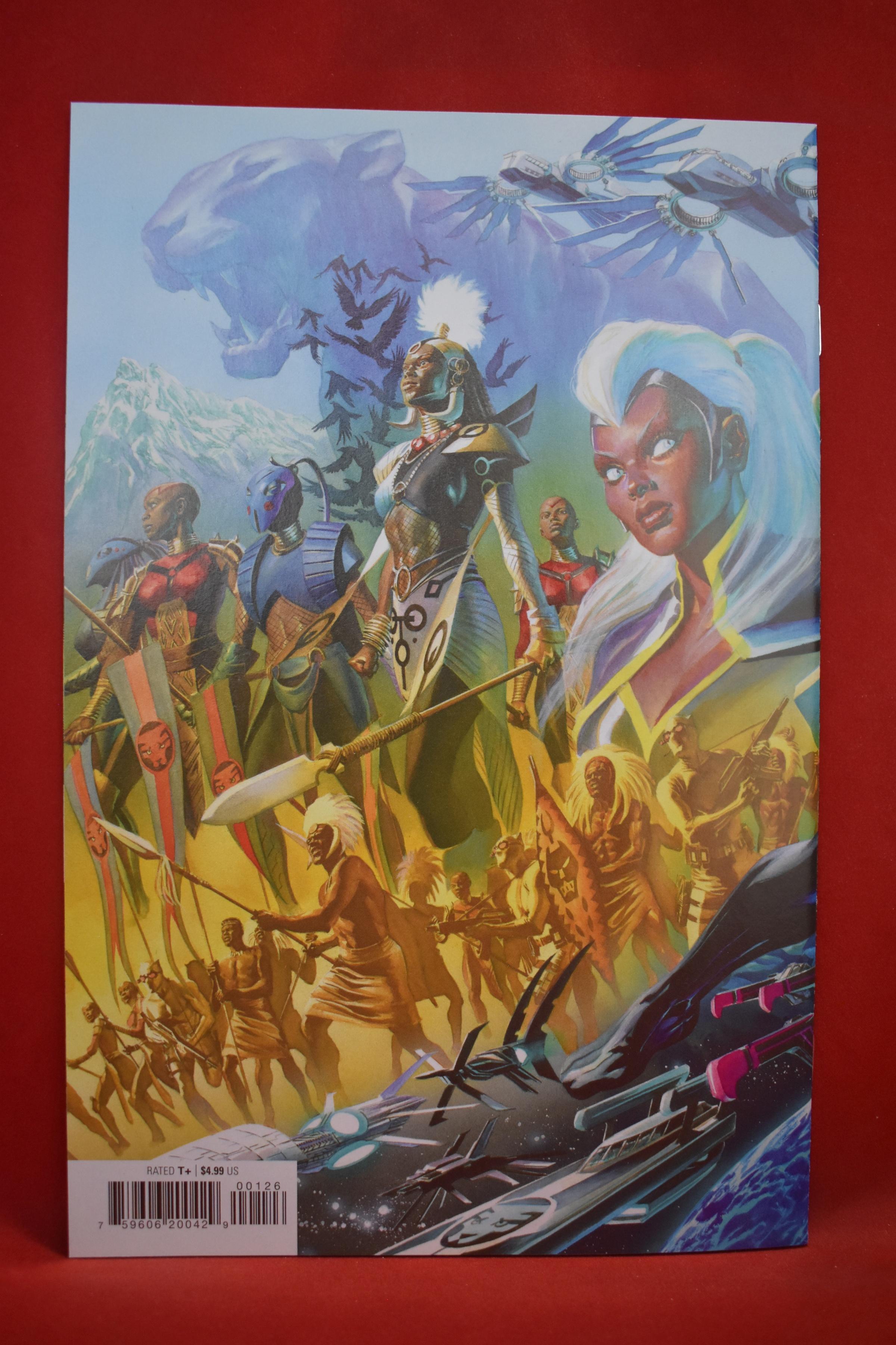 BLACK PANTHER #1 | 1ST APP OF OMOLOLA, 1ST APP OF JHAI | ALEX ROSS WRAP AROUND COVER