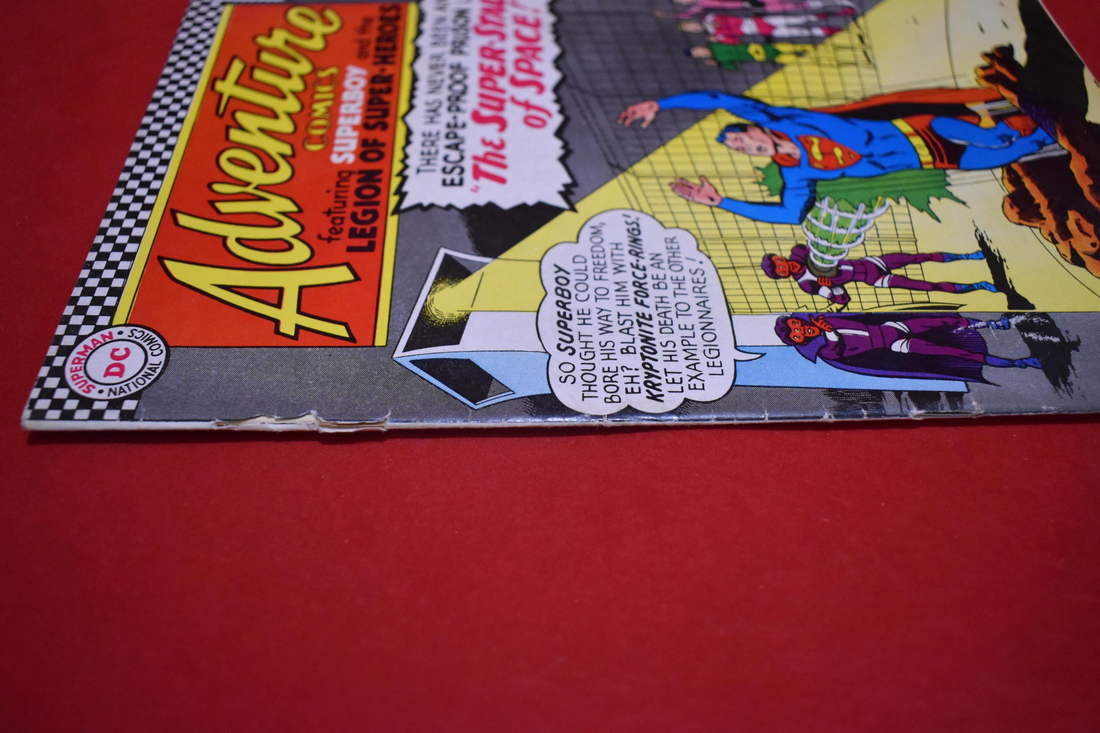 ADVENTURE COMICS #344 | SUPER STALAG OF SPACE - CURT SWAN - 1966 | *TOP STAPLE DETACHED - SEE PICS*