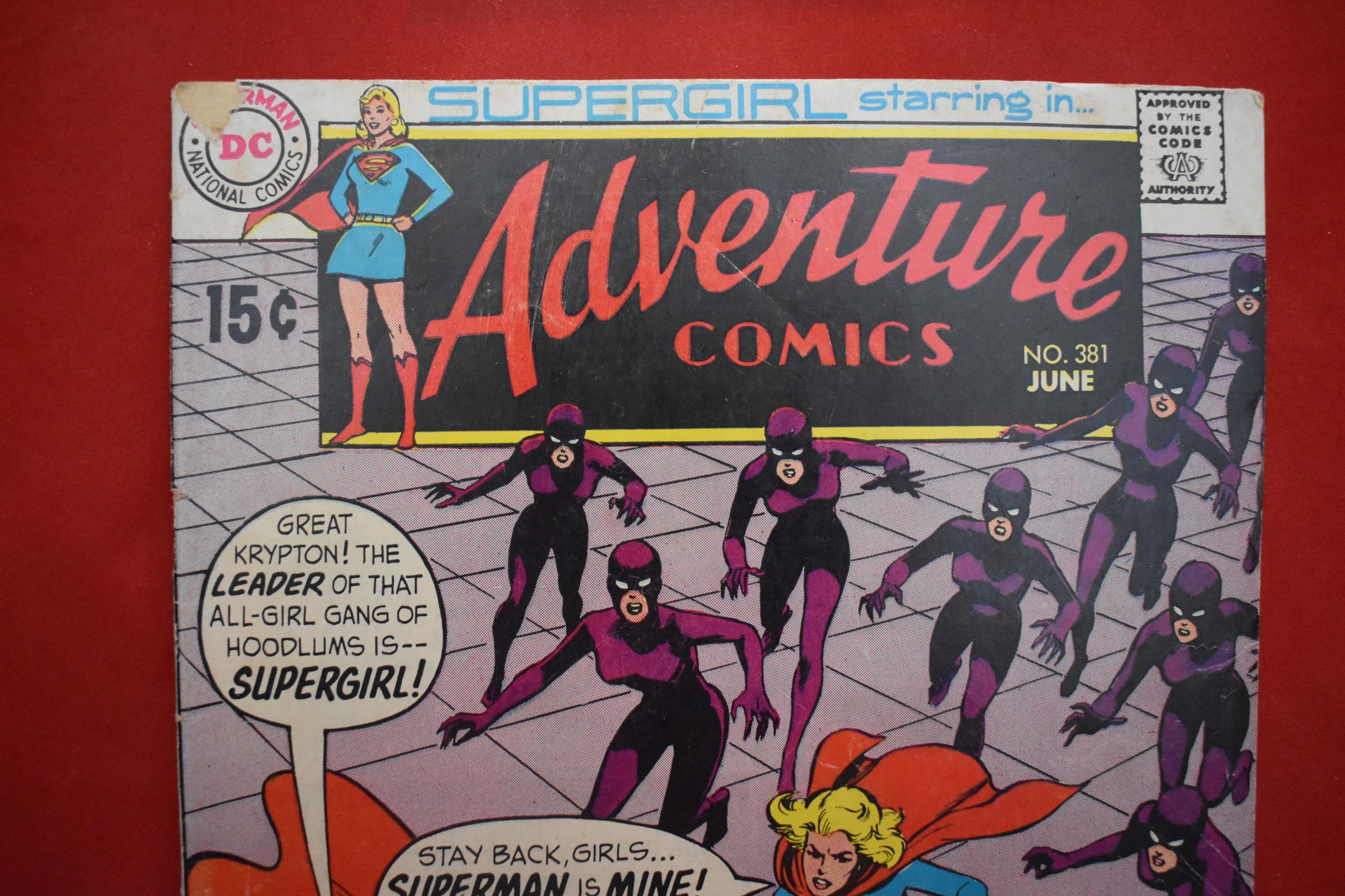 ADVENTURE COMICS #381 | KEY THE START OF ONGOING STORIES FEATURING SUPERGIRL!