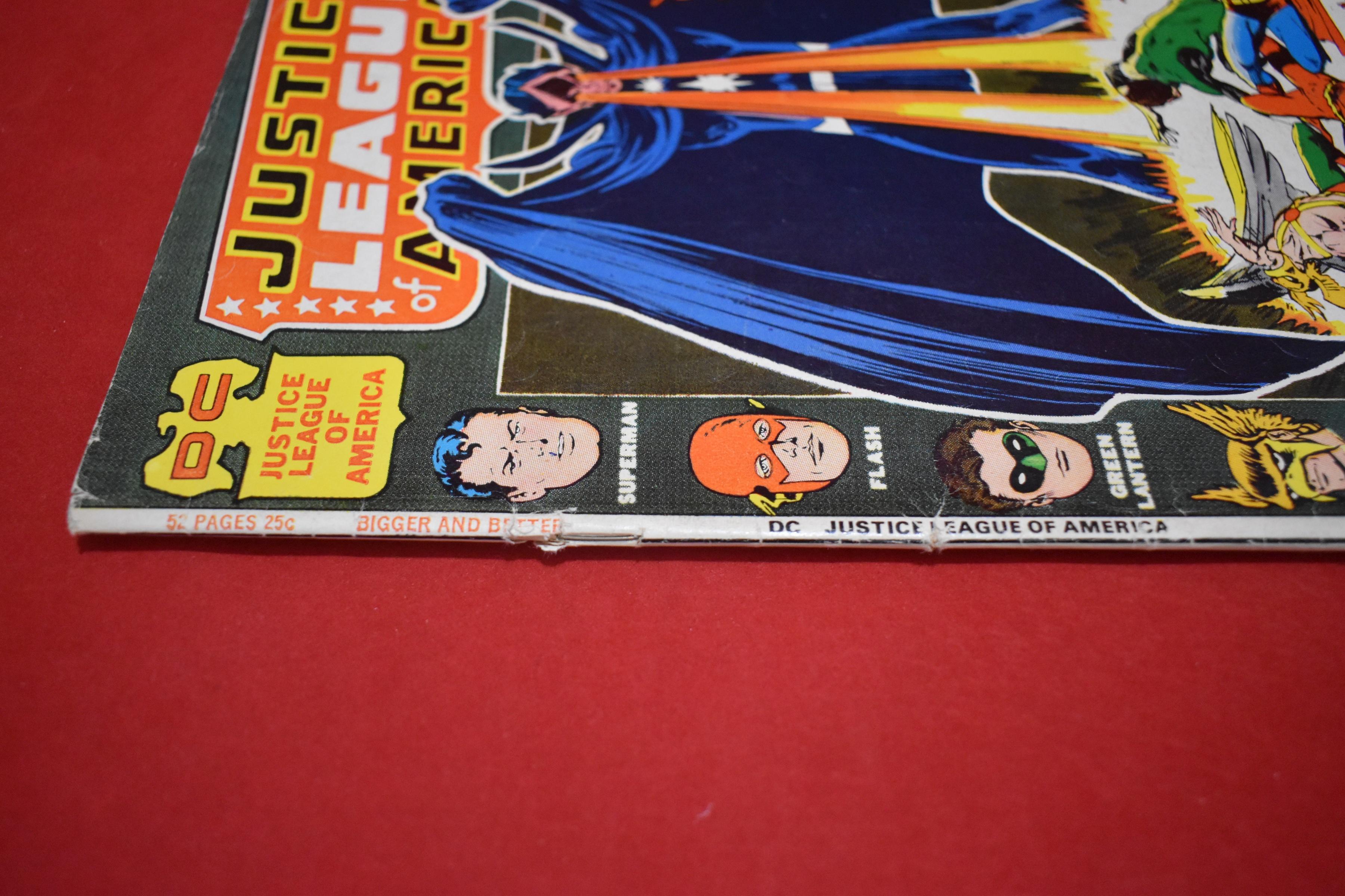 JUSTICE LEAGUE #96 | 1ST APP OF STARBREAKER! | CLASSIC NEAL ADAMS | *1ST PAGE CUT - SEE PICS*