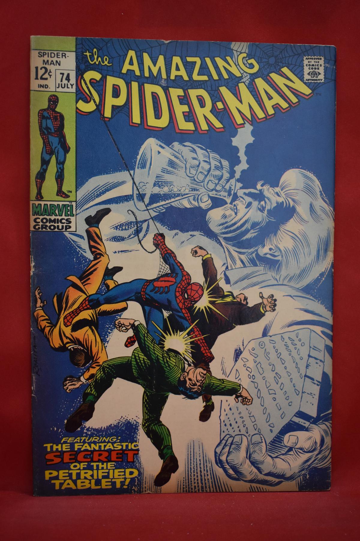 AMAZING SPIDERMAN #74 | IF THIS BE BEDLAM! | CLASSIC JOHN ROMITA SR - 1969