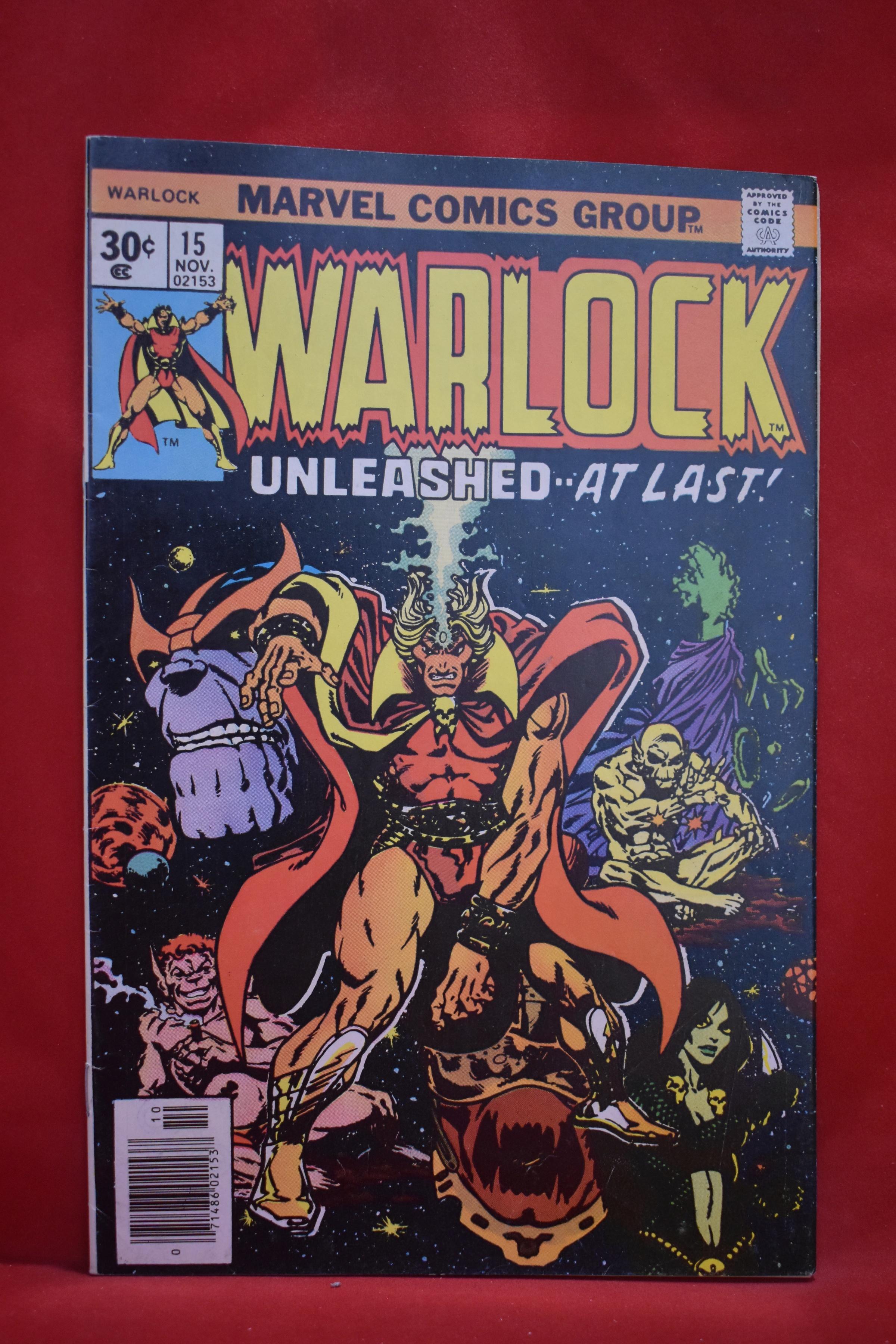 WARLOCK #15 | KEY 1ST COVER APP OF GAMORA, PARTIAL ORIGIN OF THANOS, MORE | JIM STARLIN