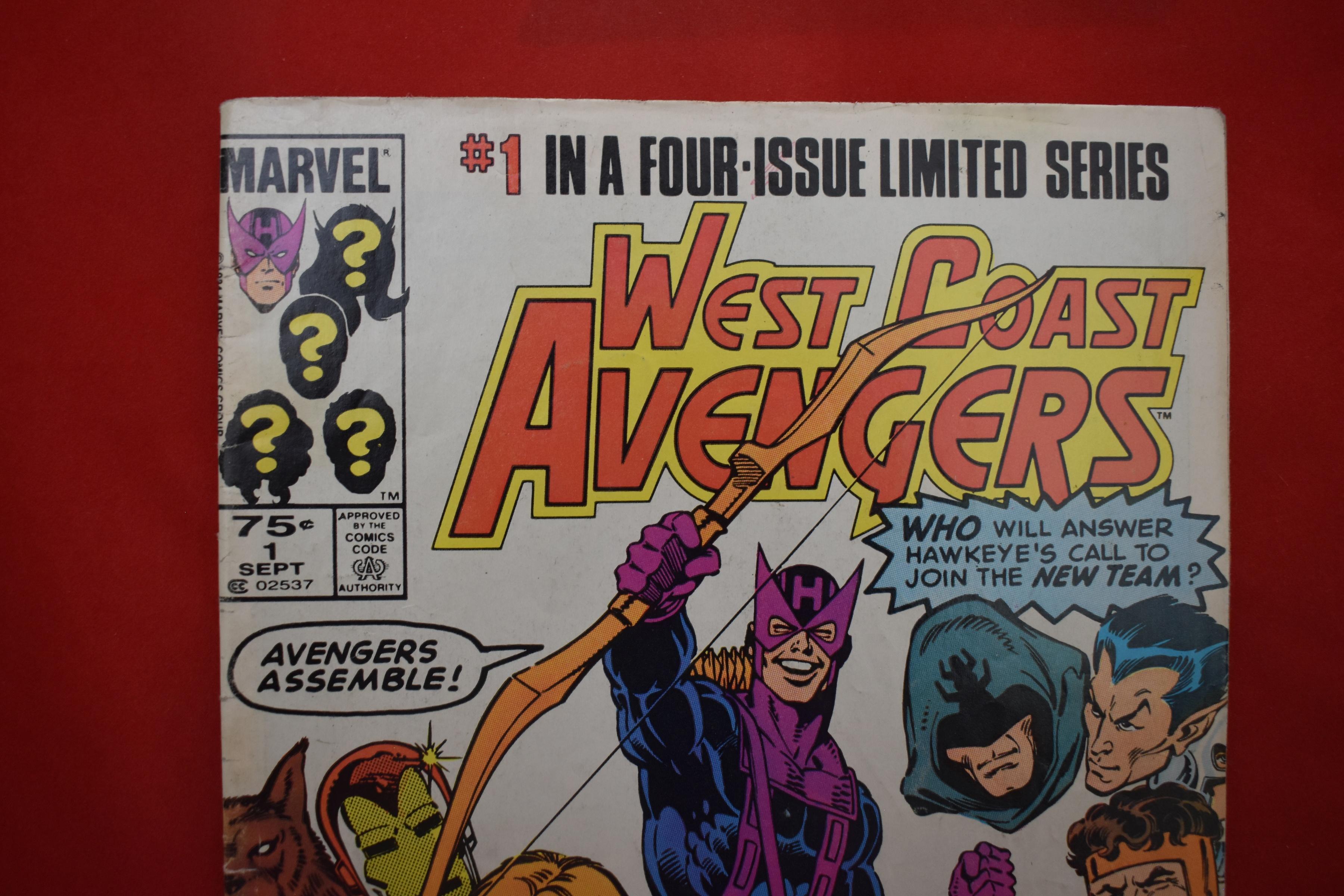 WEST COAST AVENGERS 1-4 | 1ST APP AND ORIGIN OF TEAM - LIMITED SERIES