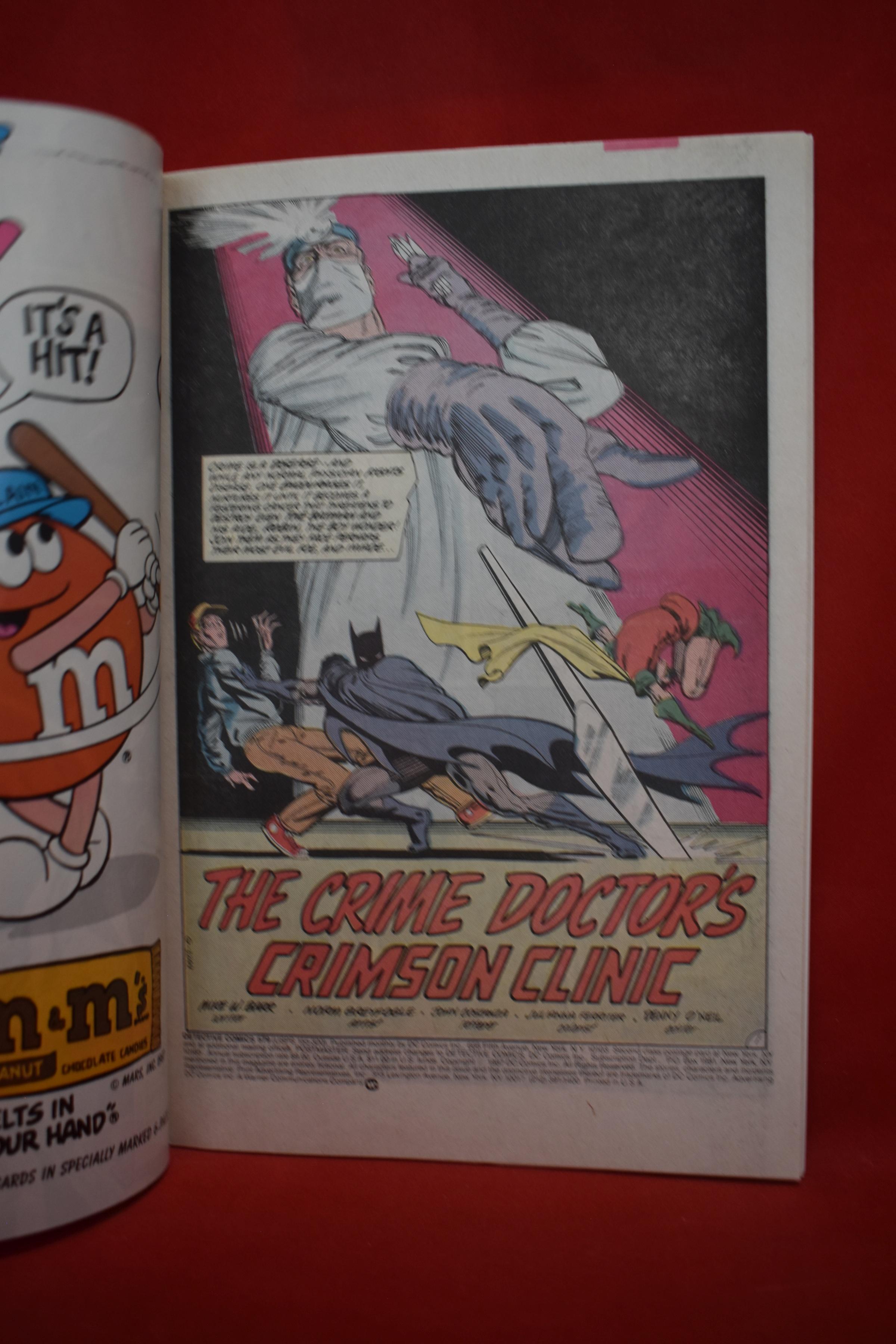 DETECTIVE COMICS #579 | THE CRIME DOCTOR'S CRIMSON CLINIC | BREYFOGLE - NEWSSTAND
